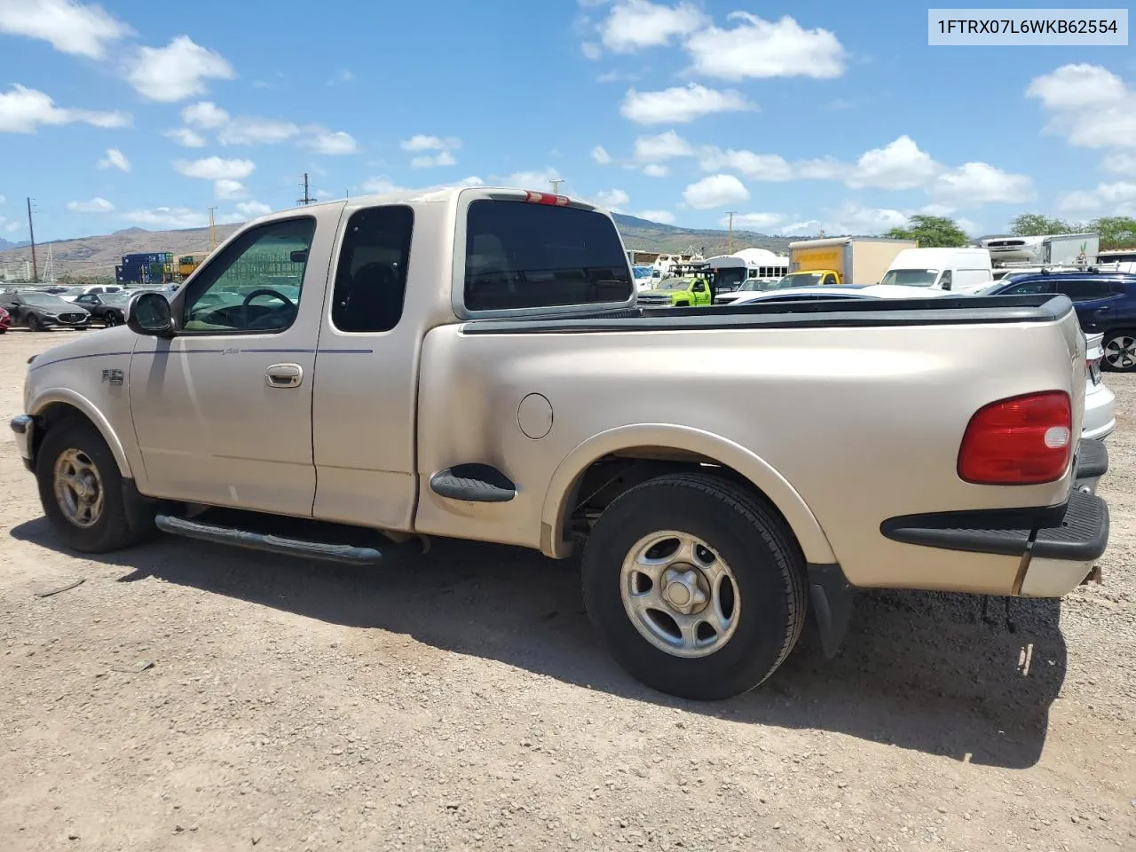 1998 Ford F150 VIN: 1FTRX07L6WKB62554 Lot: 67597854