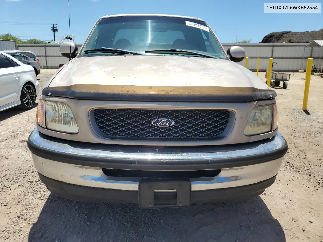 1998 Ford F150 VIN: 1FTRX07L6WKB62554 Lot: 67597854