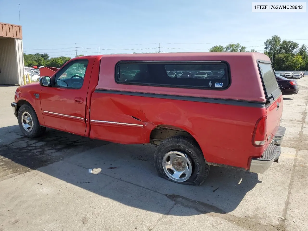 1998 Ford F150 VIN: 1FTZF1762WNC28843 Lot: 68706284