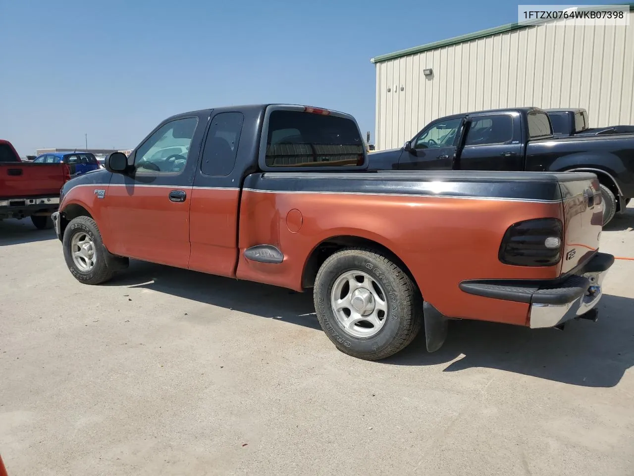 1998 Ford F150 VIN: 1FTZX0764WKB07398 Lot: 68892384