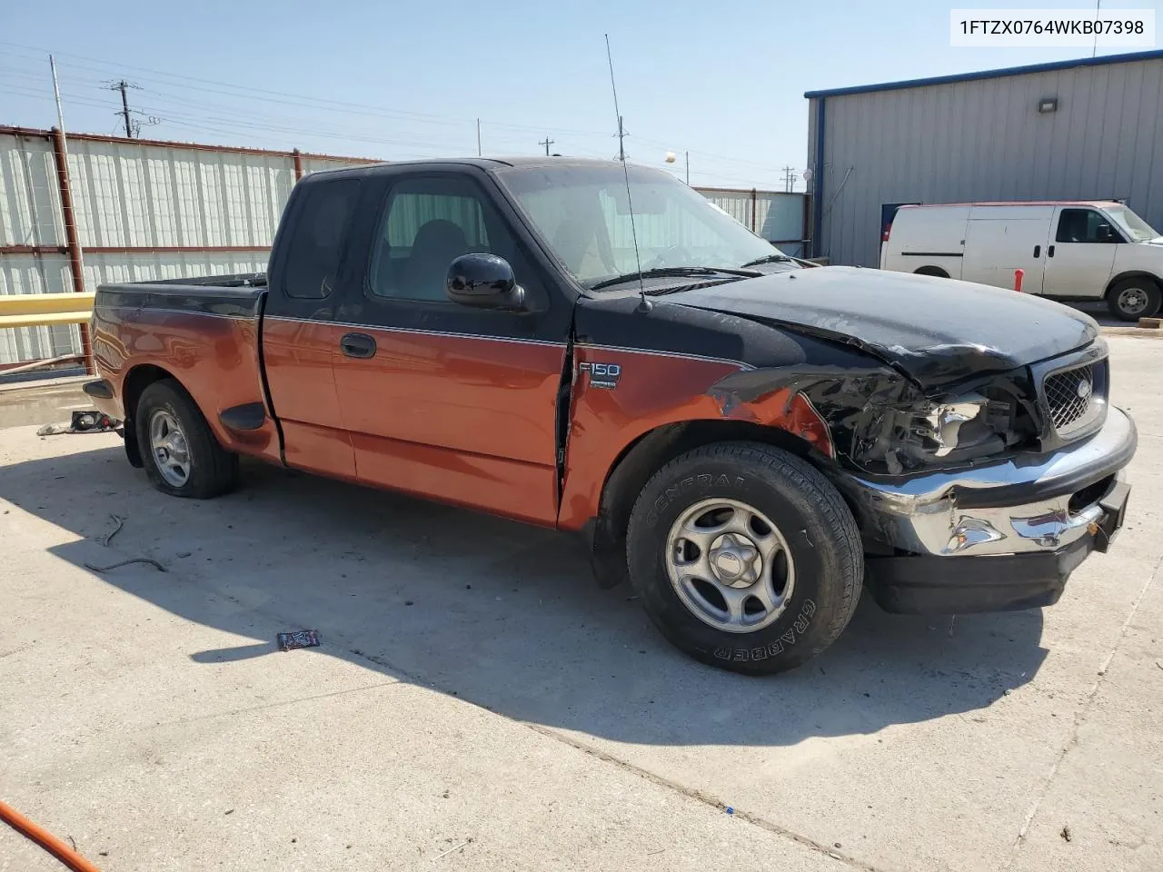 1998 Ford F150 VIN: 1FTZX0764WKB07398 Lot: 68892384