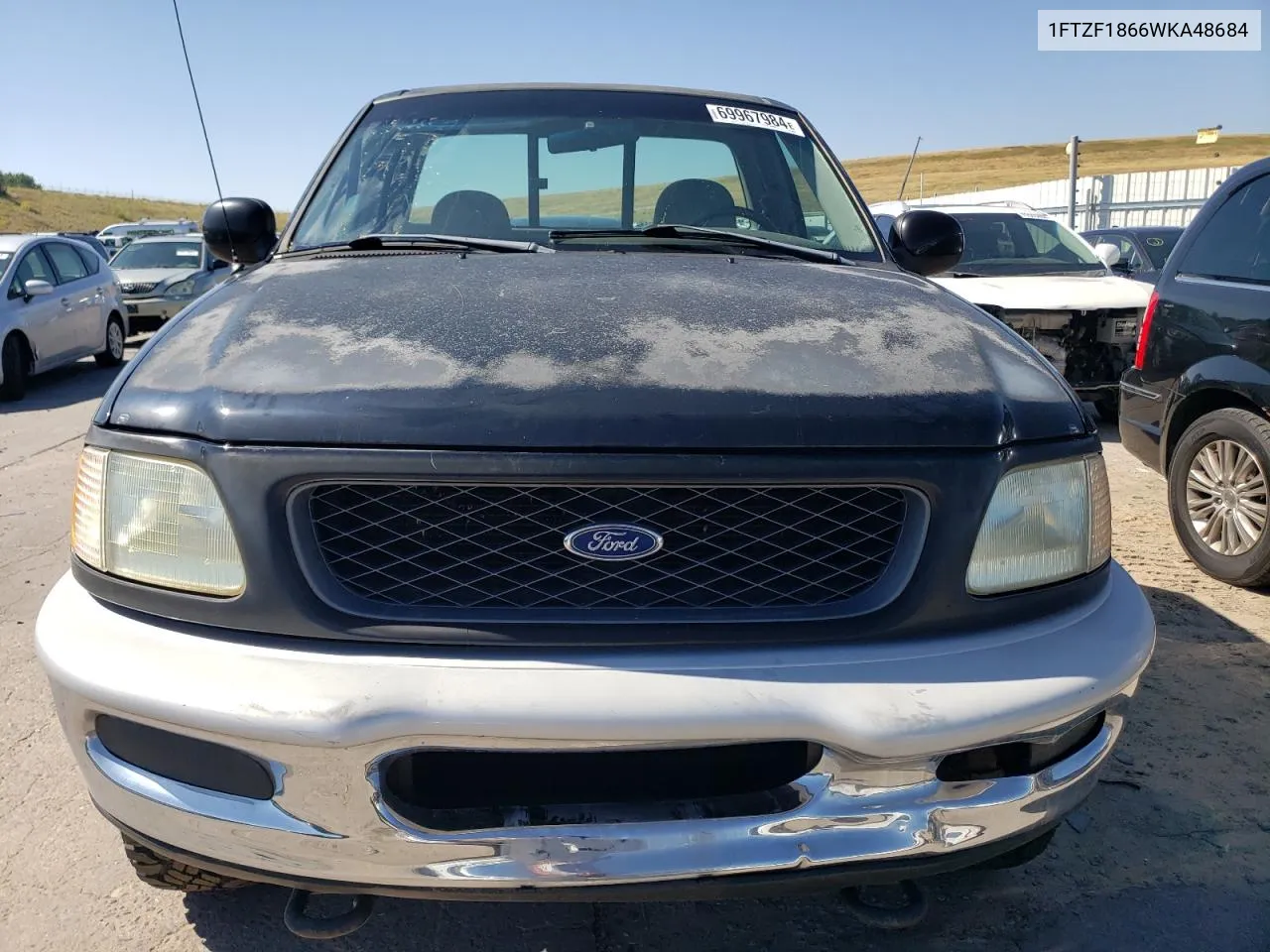 1998 Ford F150 VIN: 1FTZF1866WKA48684 Lot: 69967984