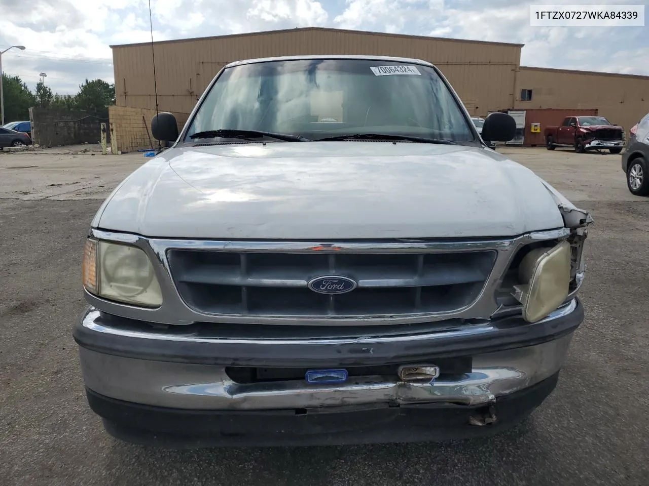 1998 Ford F150 VIN: 1FTZX0727WKA84339 Lot: 70064324