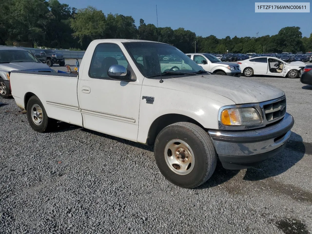 1998 Ford F150 VIN: 1FTZF1766WNC00611 Lot: 70499414