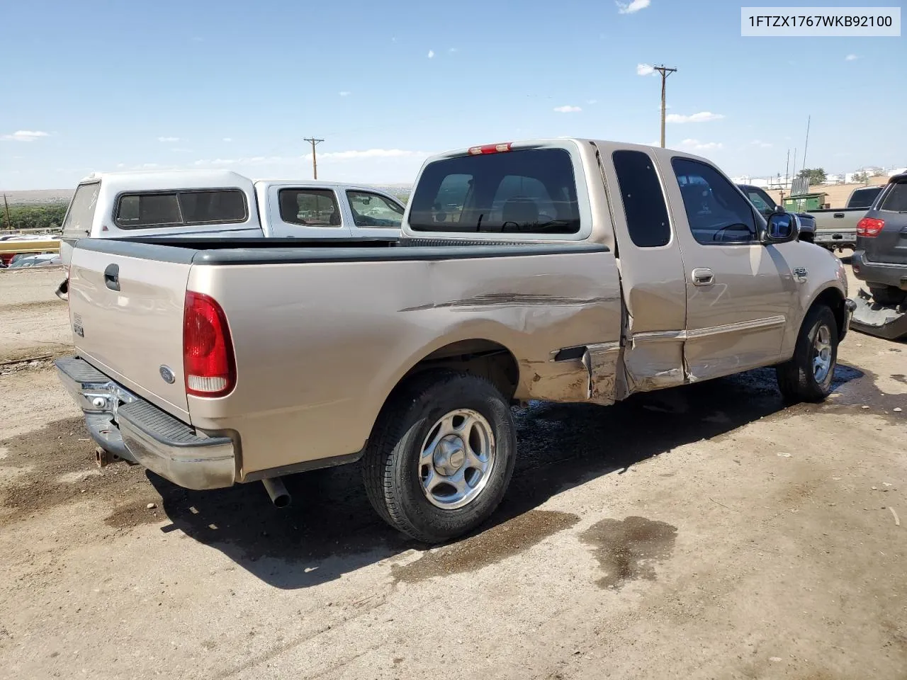 1998 Ford F150 VIN: 1FTZX1767WKB92100 Lot: 70892674