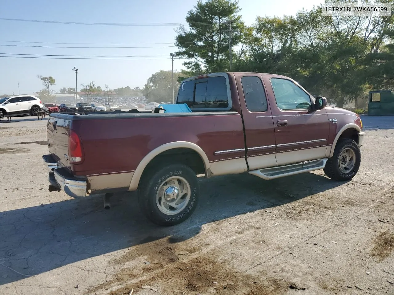 1998 Ford F150 VIN: 1FTRX18L7WKA56599 Lot: 71321704