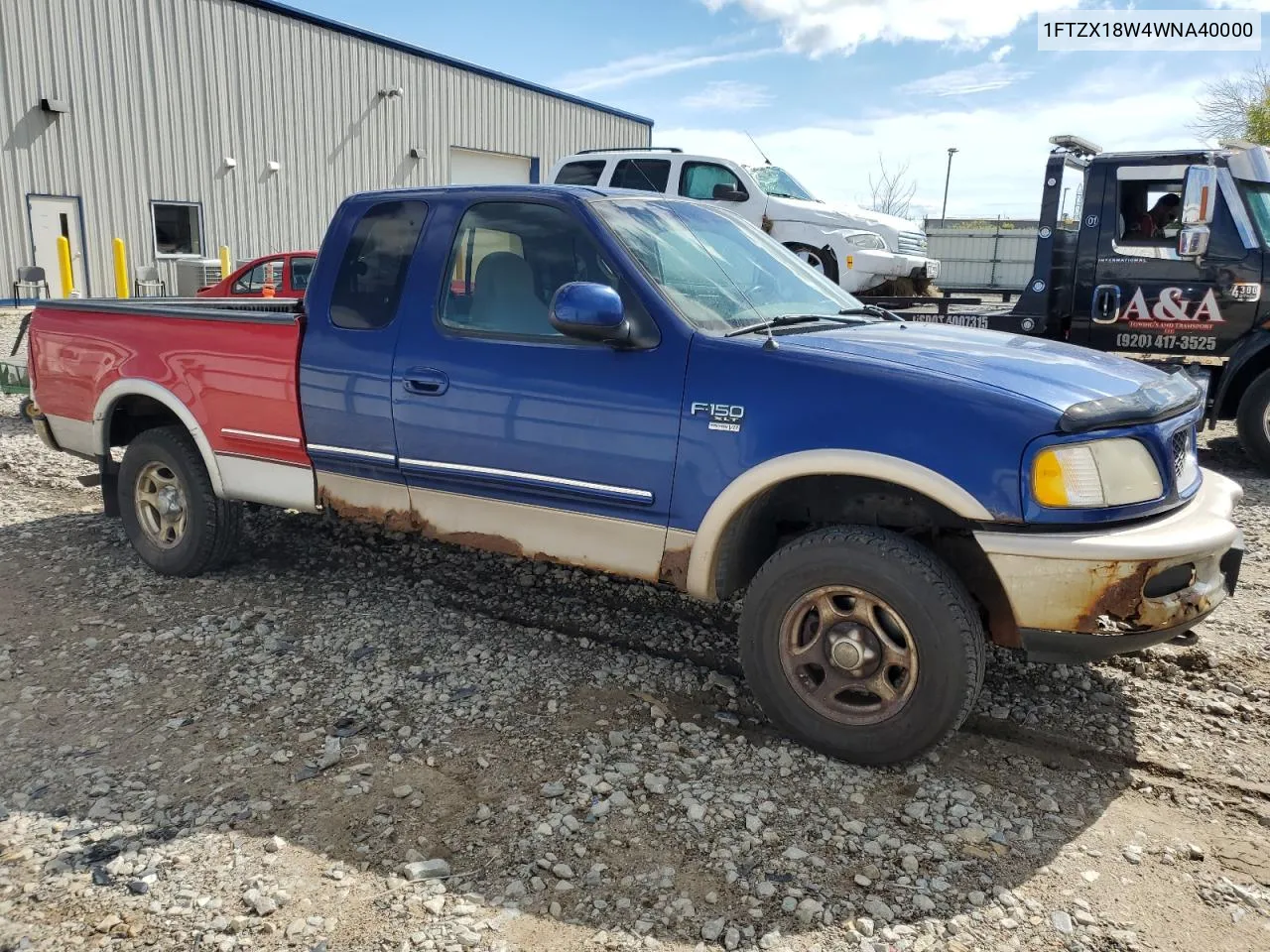 1998 Ford F150 VIN: 1FTZX18W4WNA40000 Lot: 71853694