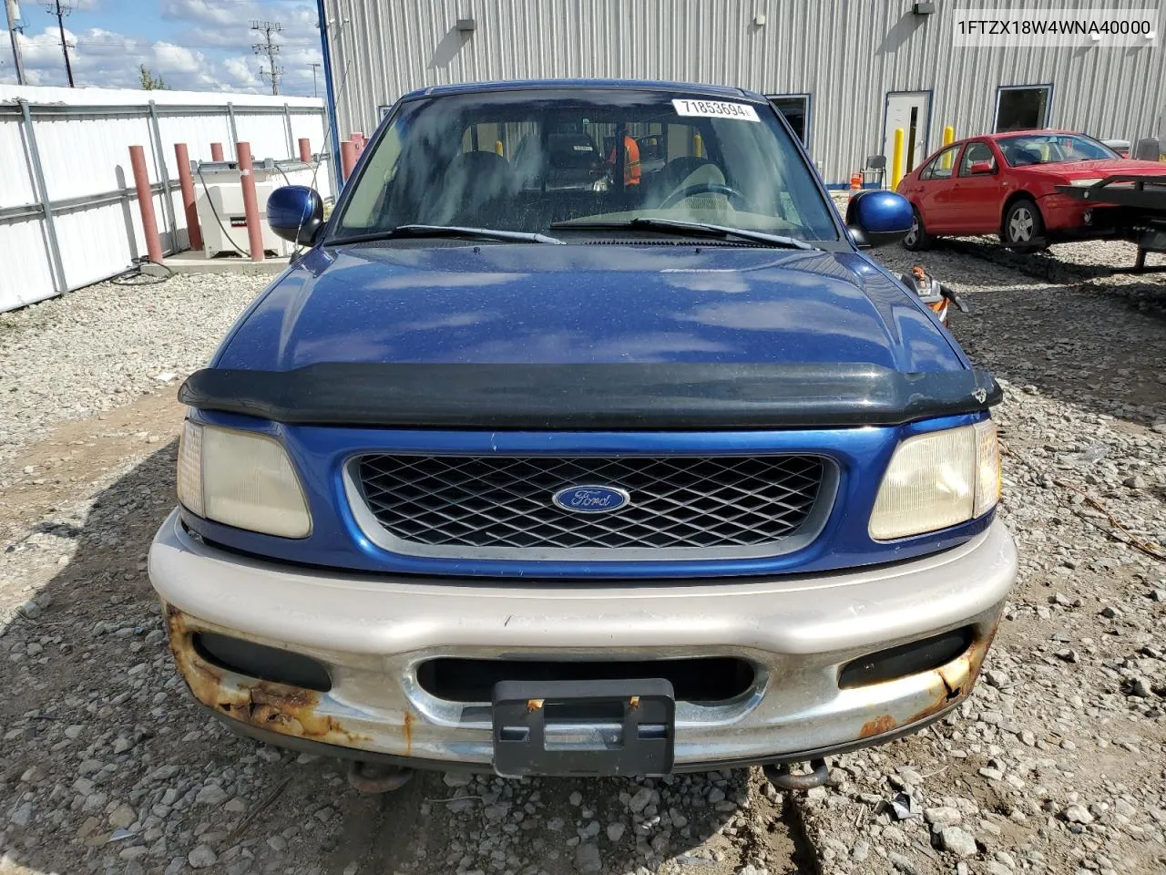 1998 Ford F150 VIN: 1FTZX18W4WNA40000 Lot: 71853694