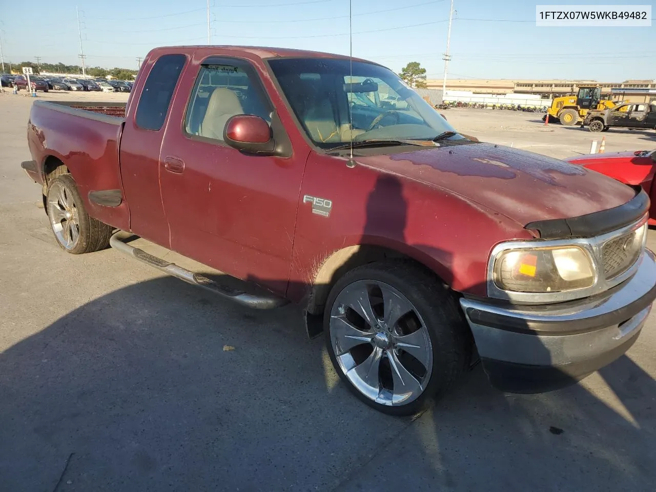 1998 Ford F150 VIN: 1FTZX07W5WKB49482 Lot: 71926994