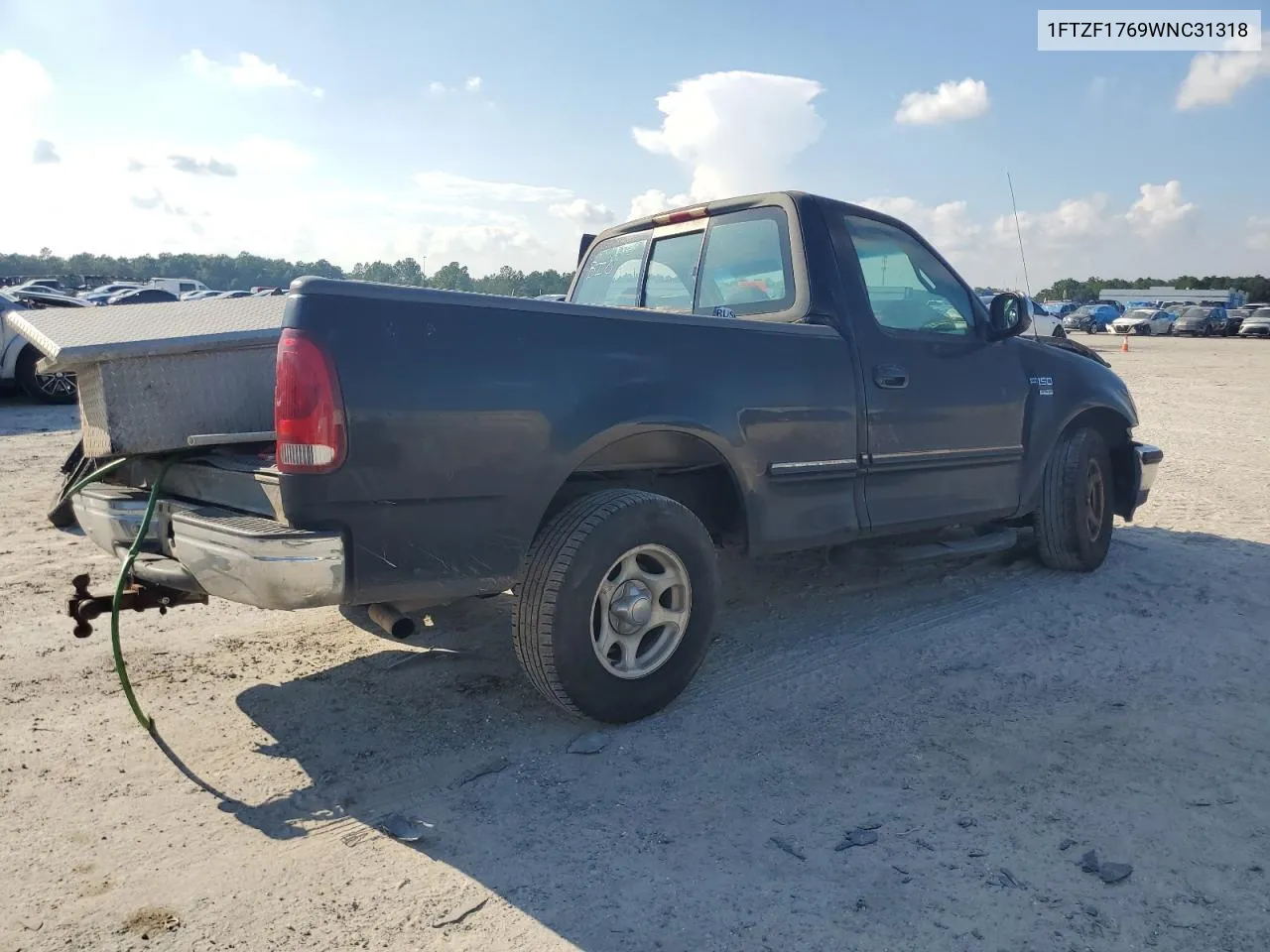 1998 Ford F150 VIN: 1FTZF1769WNC31318 Lot: 72576404