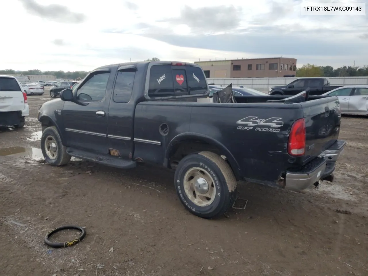 1998 Ford F150 VIN: 1FTRX18L7WKC09143 Lot: 72896834