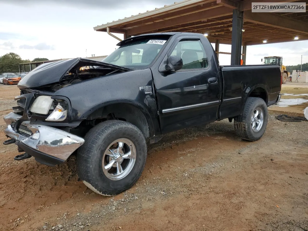 1998 Ford F150 VIN: 2FTZF18WXWCA77366 Lot: 73214114