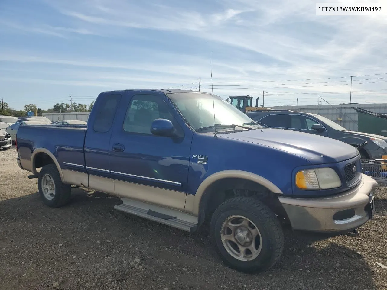 1998 Ford F150 VIN: 1FTZX18W5WKB98492 Lot: 73586864