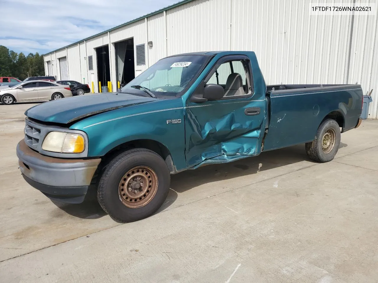 1998 Ford F150 VIN: 1FTDF1726WNA02621 Lot: 74929234