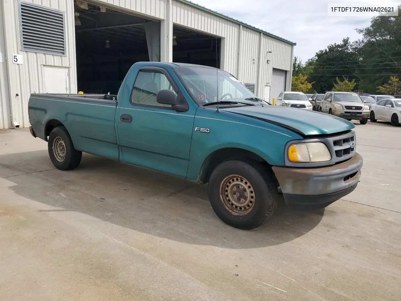 1998 Ford F150 VIN: 1FTDF1726WNA02621 Lot: 74929234