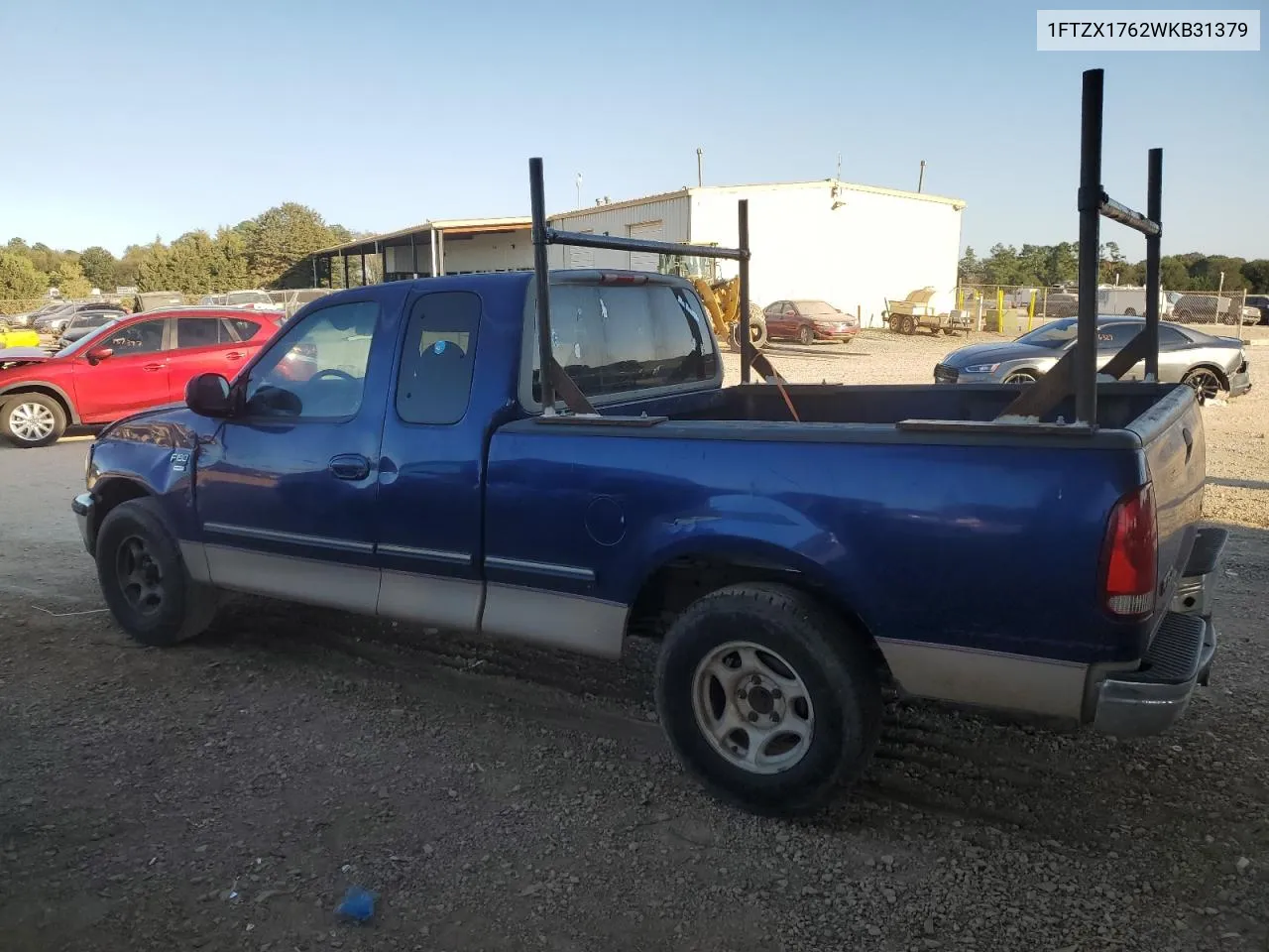 1998 Ford F150 VIN: 1FTZX1762WKB31379 Lot: 75443824