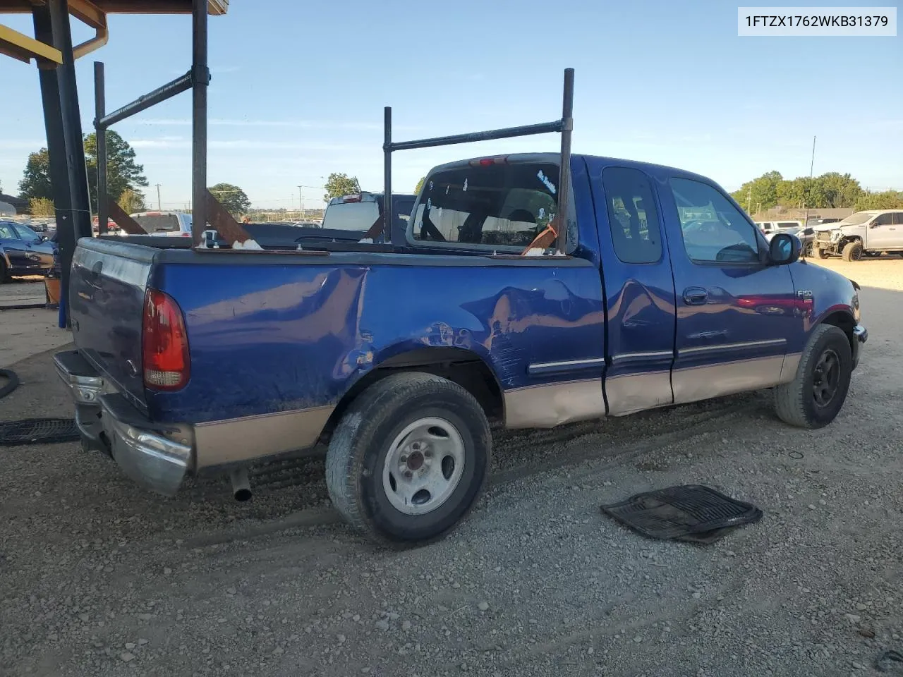 1998 Ford F150 VIN: 1FTZX1762WKB31379 Lot: 75443824