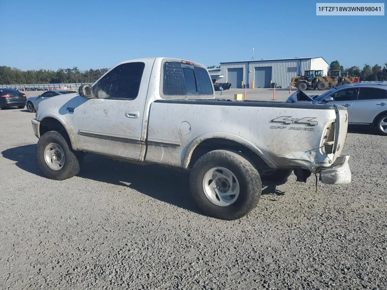 1998 Ford F150 VIN: 1FTZF18W3WNB98041 Lot: 77530824