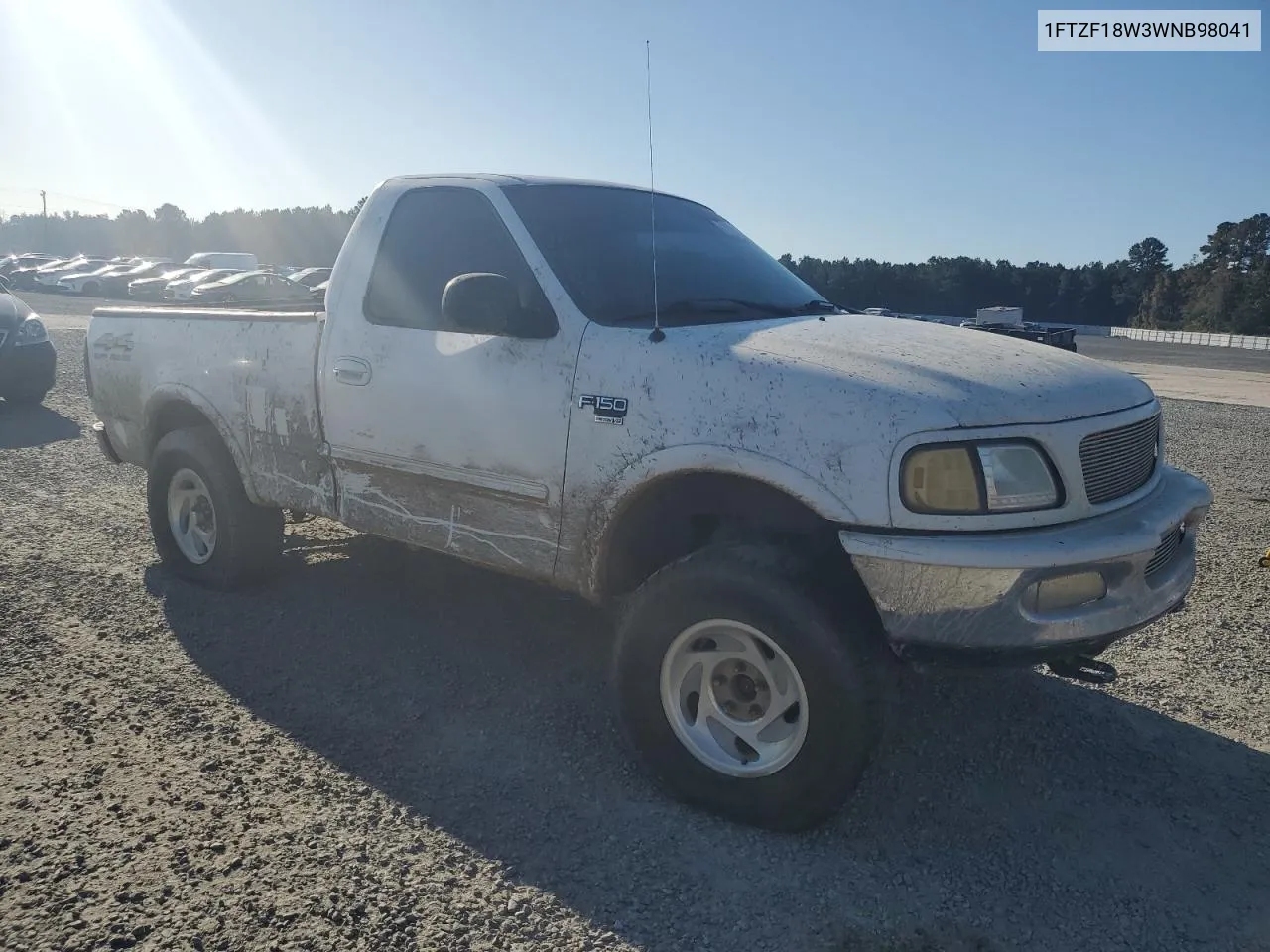 1998 Ford F150 VIN: 1FTZF18W3WNB98041 Lot: 77530824