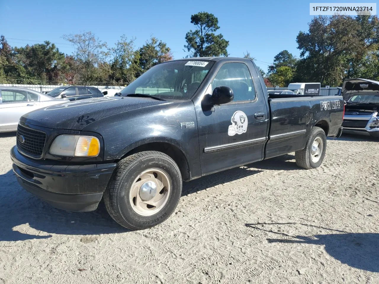 1998 Ford F150 VIN: 1FTZF1720WNA23714 Lot: 77780854