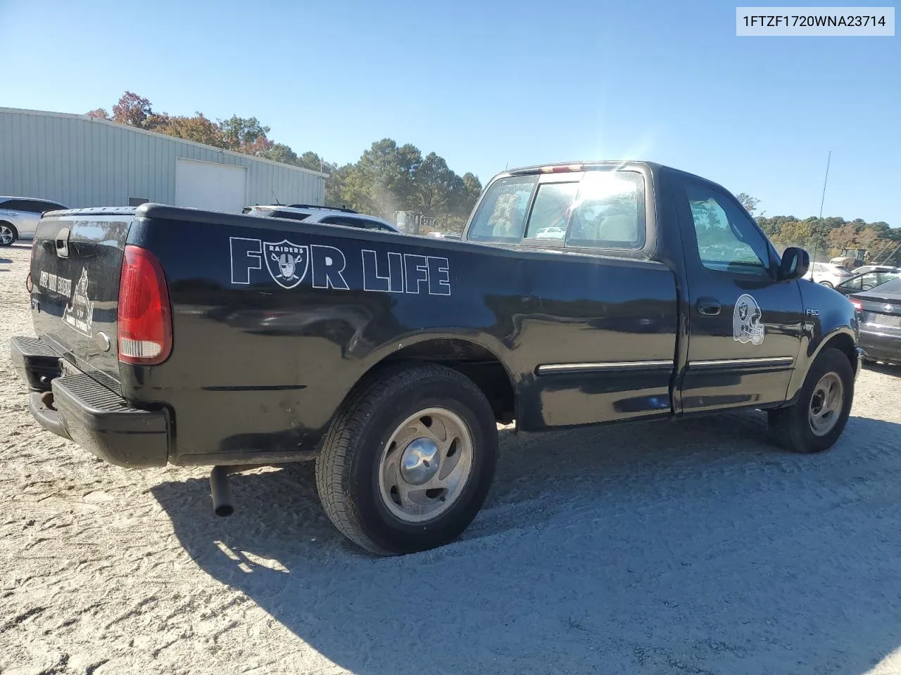 1998 Ford F150 VIN: 1FTZF1720WNA23714 Lot: 77780854