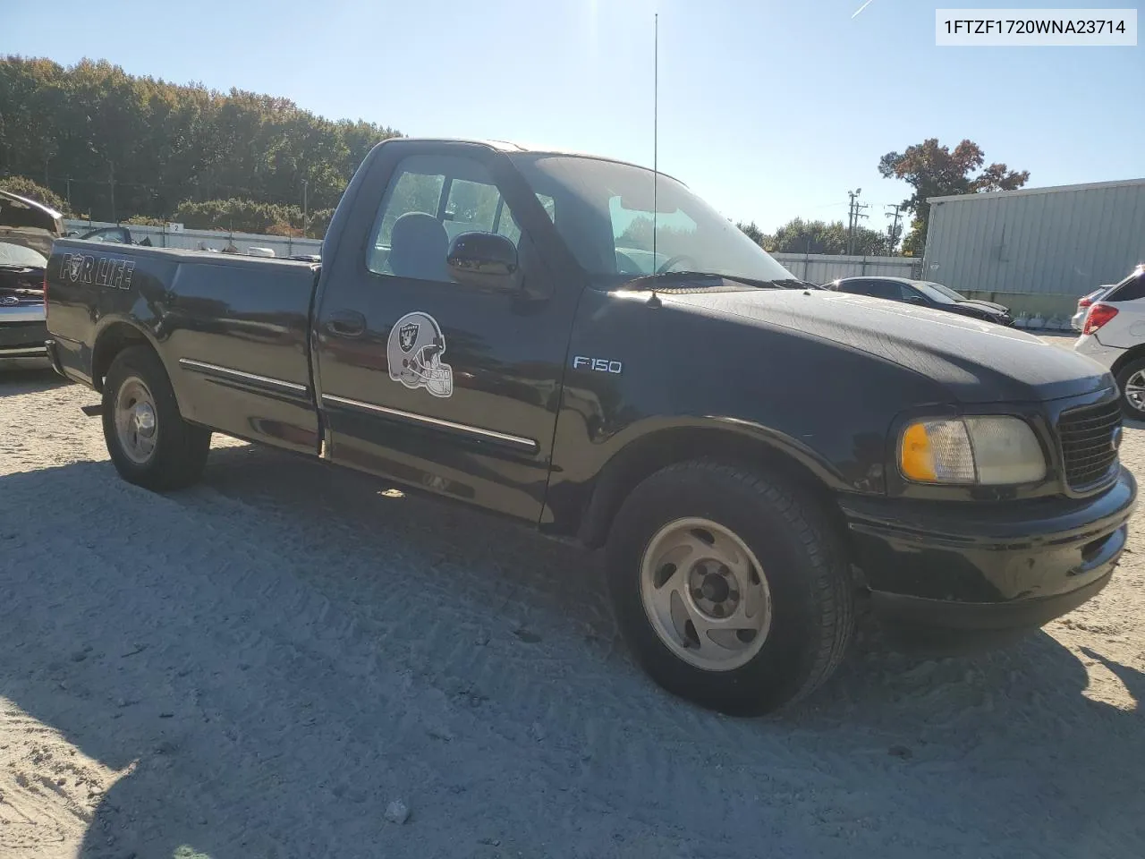 1998 Ford F150 VIN: 1FTZF1720WNA23714 Lot: 77780854