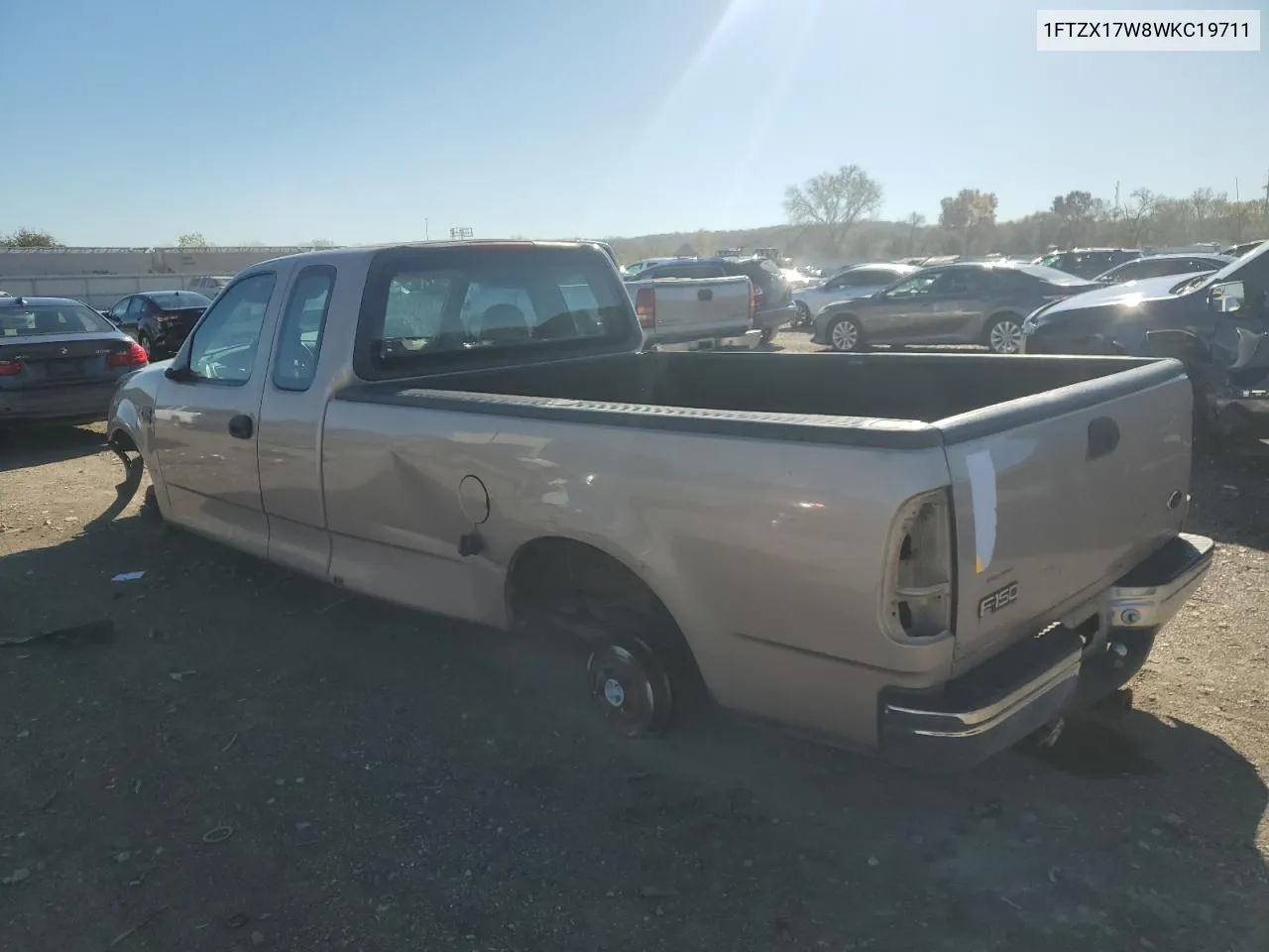 1998 Ford F150 VIN: 1FTZX17W8WKC19711 Lot: 78041644