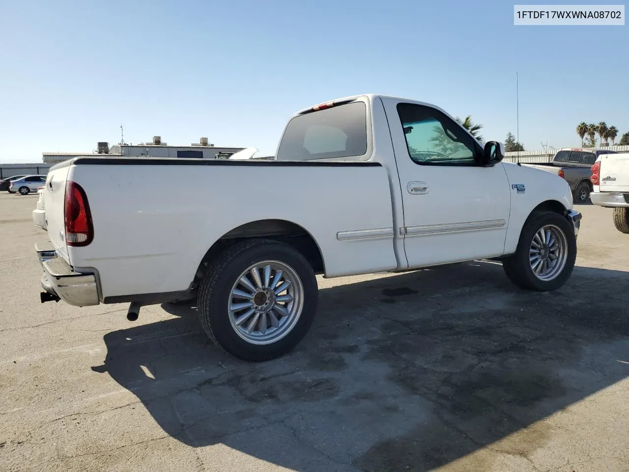 1998 Ford F150 VIN: 1FTDF17WXWNA08702 Lot: 78107174