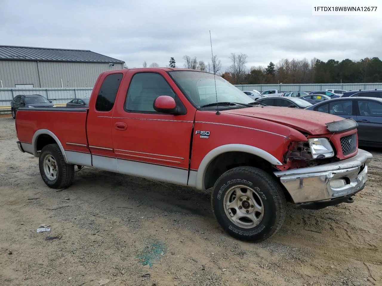 1998 Ford F150 VIN: 1FTDX18W8WNA12677 Lot: 78237504