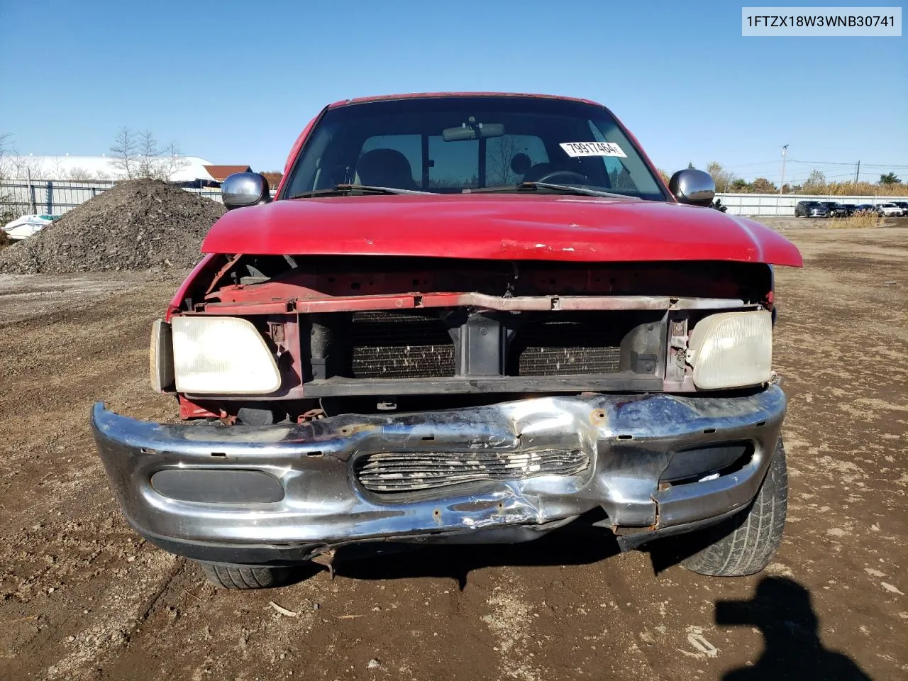 1998 Ford F150 VIN: 1FTZX18W3WNB30741 Lot: 79917464