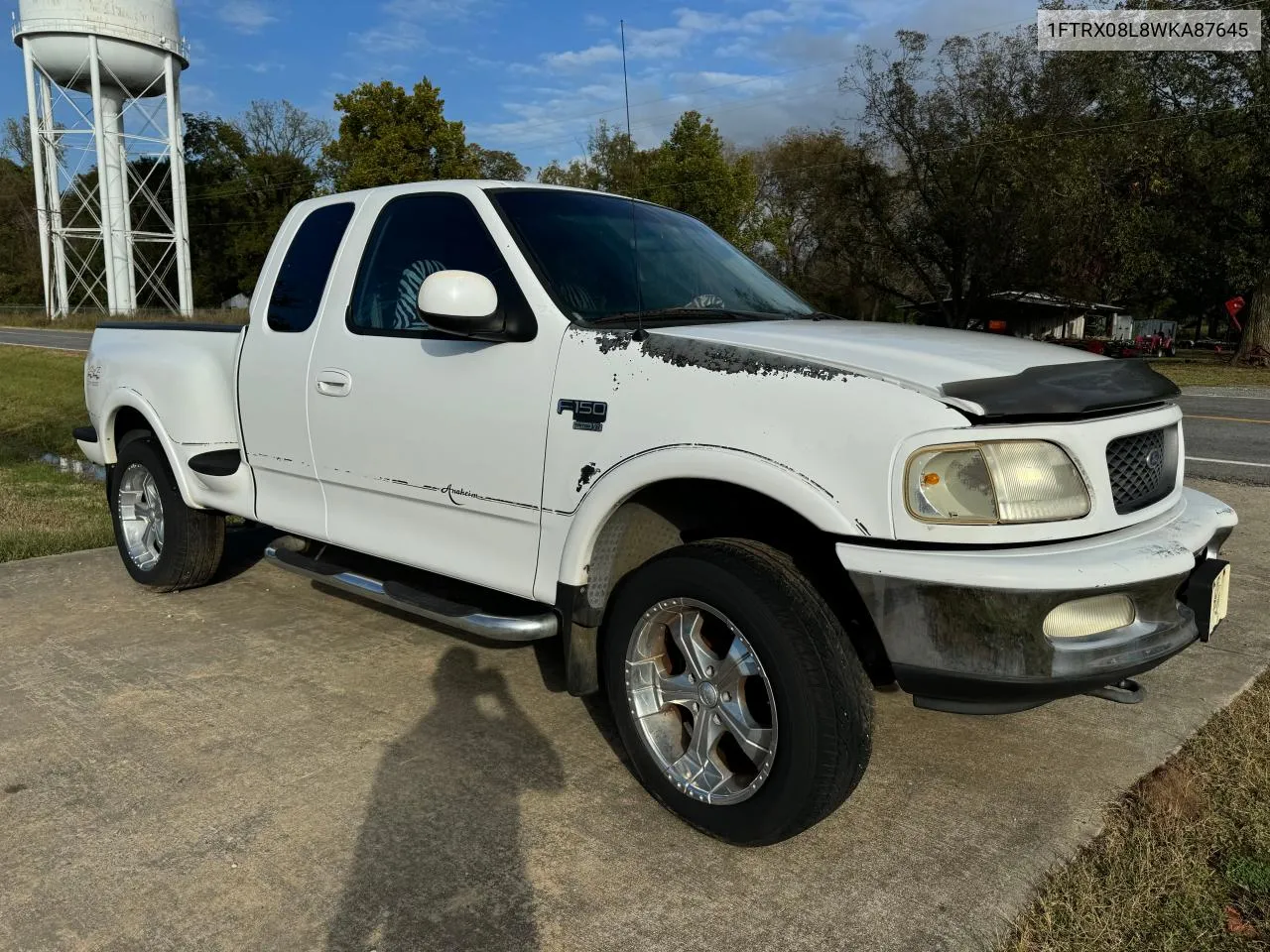 1998 Ford F150 VIN: 1FTRX08L8WKA87645 Lot: 80074924