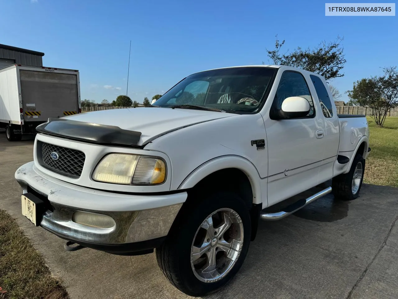 1998 Ford F150 VIN: 1FTRX08L8WKA87645 Lot: 80074924