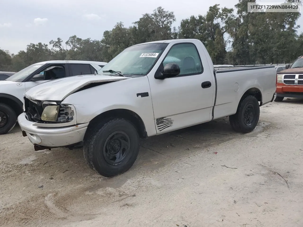 1998 Ford F150 VIN: 1FTZF1729WNB84420 Lot: 81325064