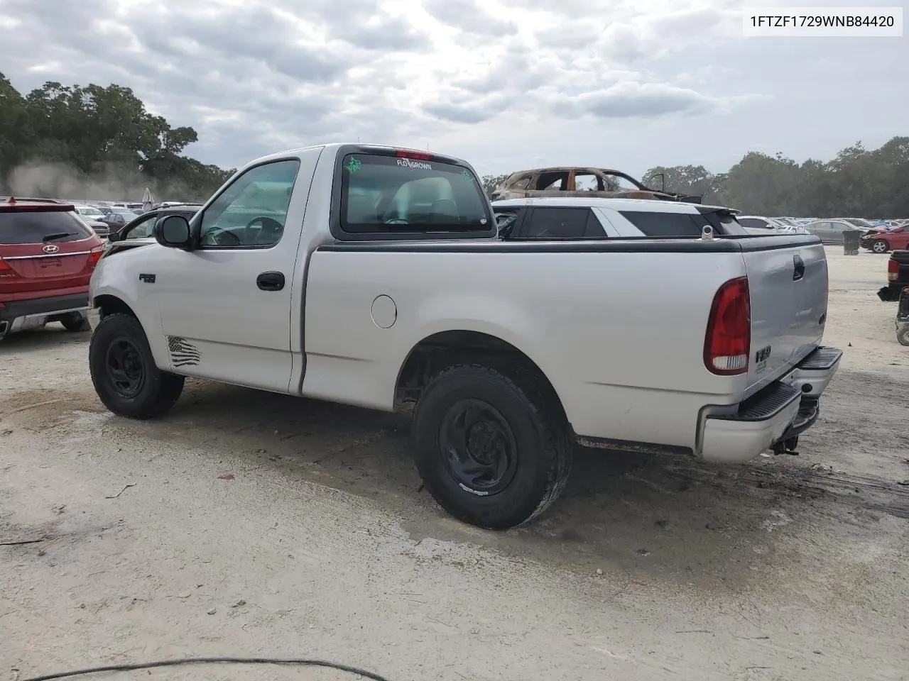 1998 Ford F150 VIN: 1FTZF1729WNB84420 Lot: 81325064