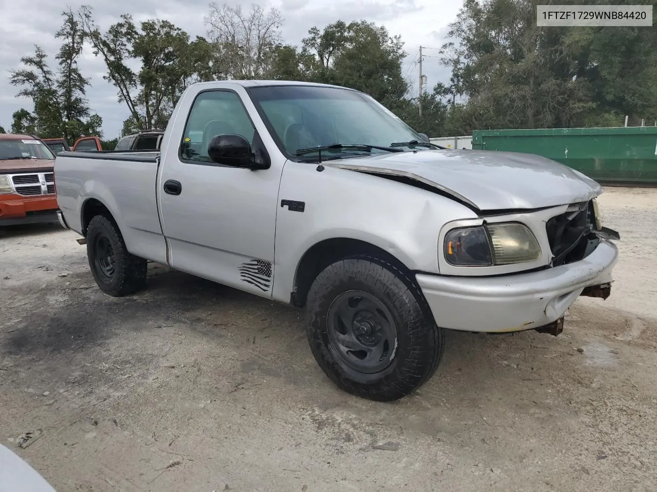 1998 Ford F150 VIN: 1FTZF1729WNB84420 Lot: 81325064