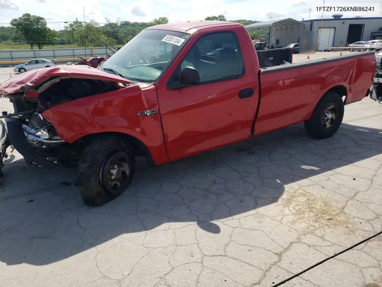 1999 Ford F150 VIN: 1FTZF1726XNB86241 Lot: 52851154