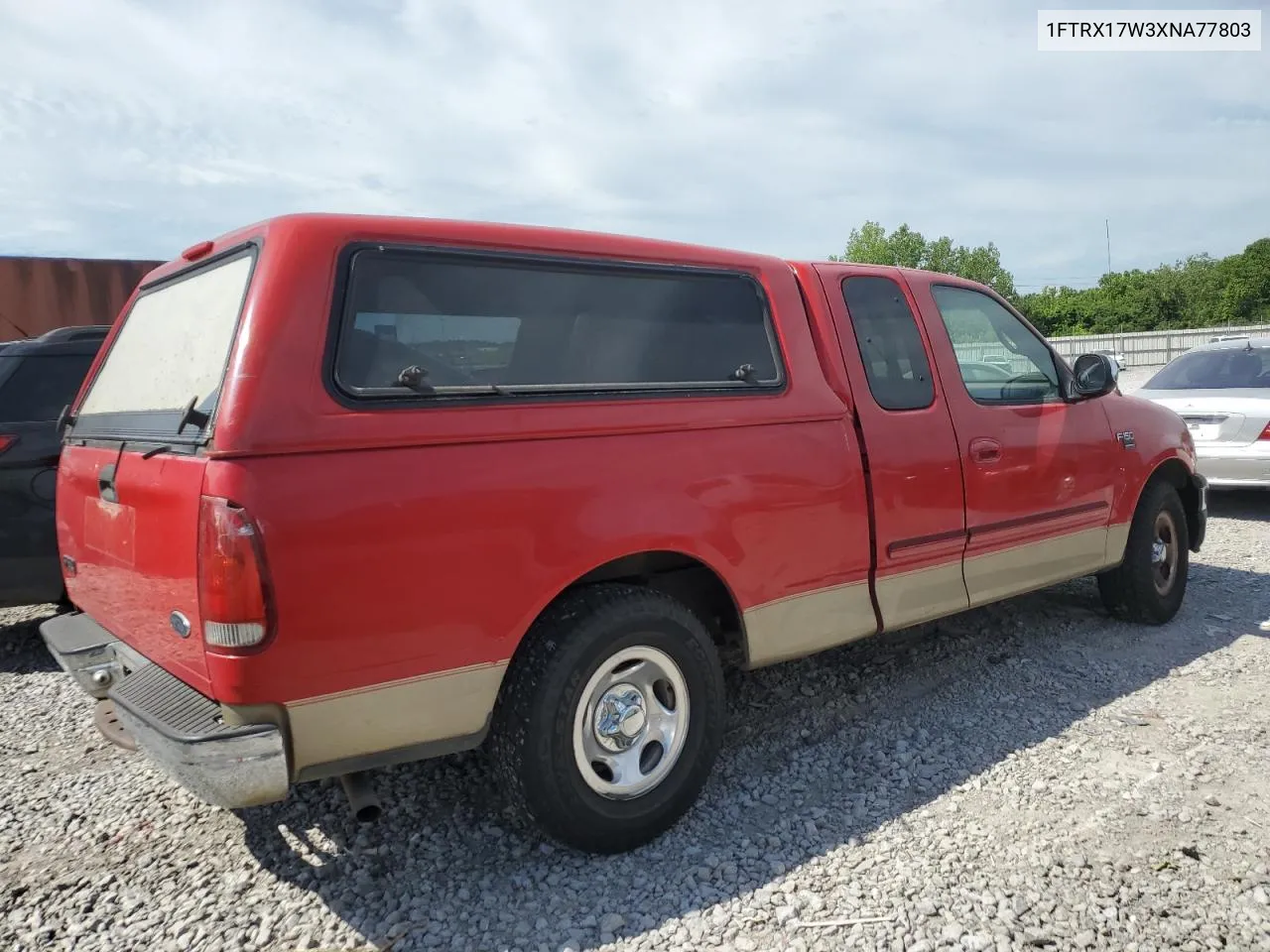 1999 Ford F150 VIN: 1FTRX17W3XNA77803 Lot: 58841654