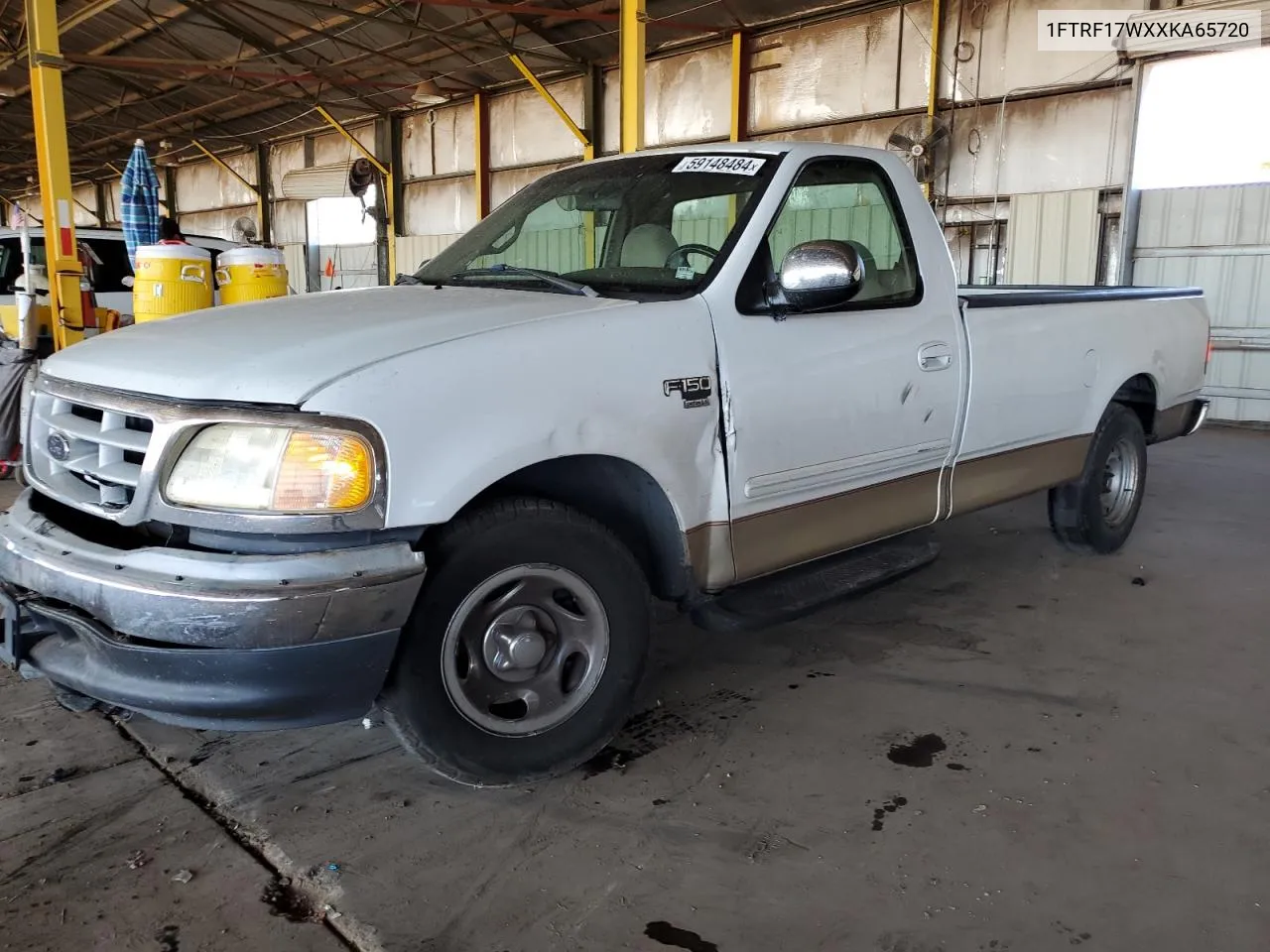 1999 Ford F150 VIN: 1FTRF17WXXKA65720 Lot: 59148484