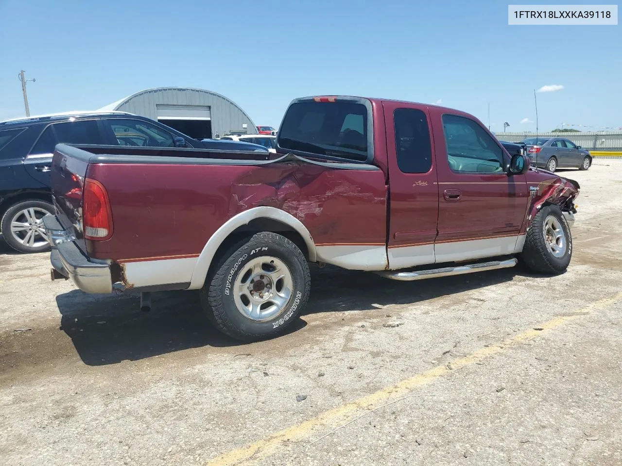 1999 Ford F150 VIN: 1FTRX18LXXKA39118 Lot: 61497754