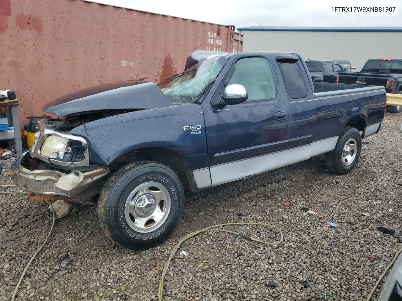 1999 Ford F150 VIN: 1FTRX17W9XNB81907 Lot: 63709404