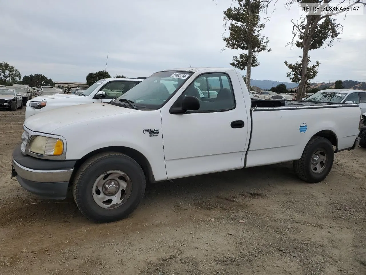 1999 Ford F150 VIN: 1FTRF17L3XKA66147 Lot: 69105514