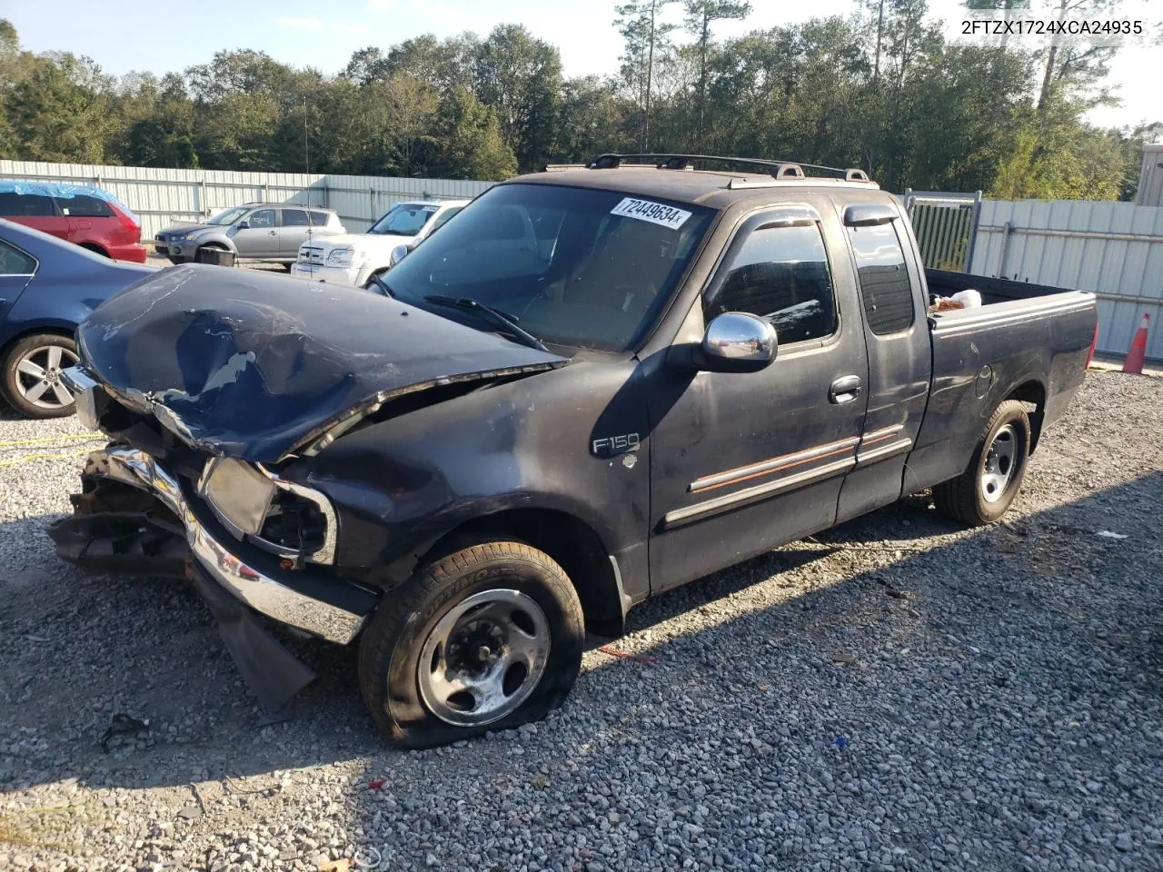 1999 Ford F150 VIN: 2FTZX1724XCA24935 Lot: 72449634