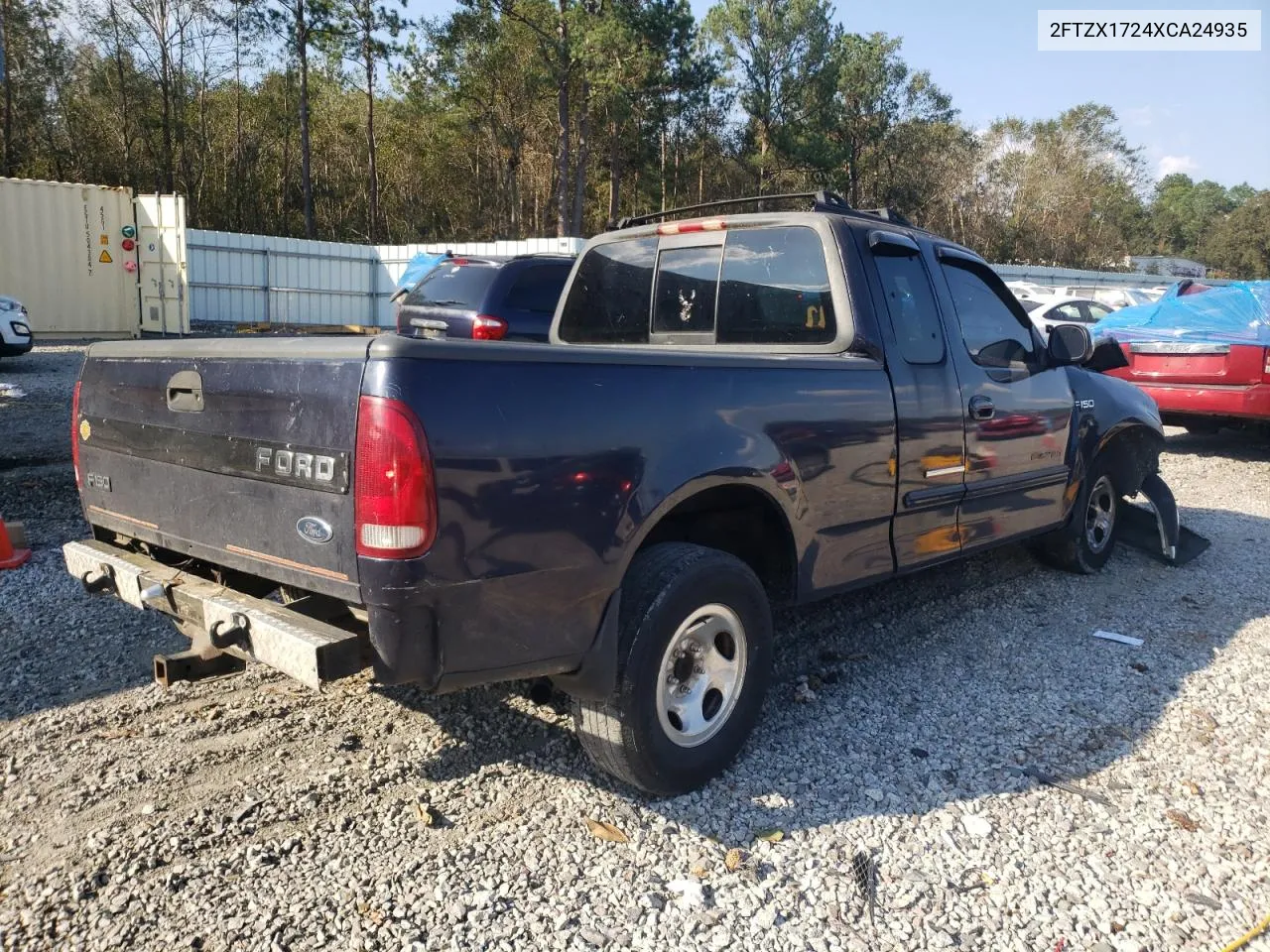 1999 Ford F150 VIN: 2FTZX1724XCA24935 Lot: 72449634