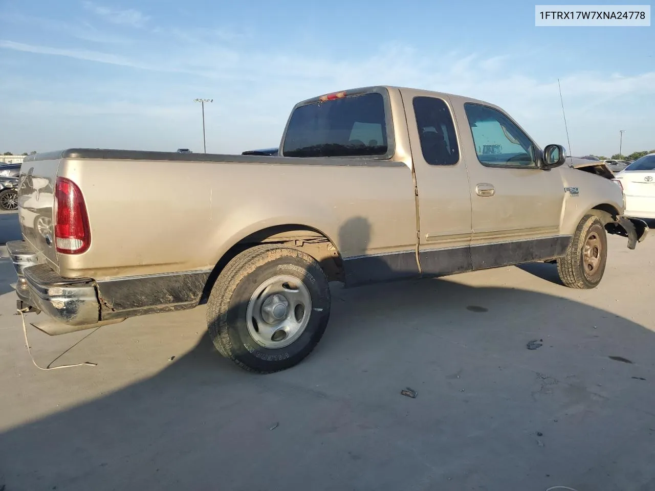 1999 Ford F150 VIN: 1FTRX17W7XNA24778 Lot: 72520204