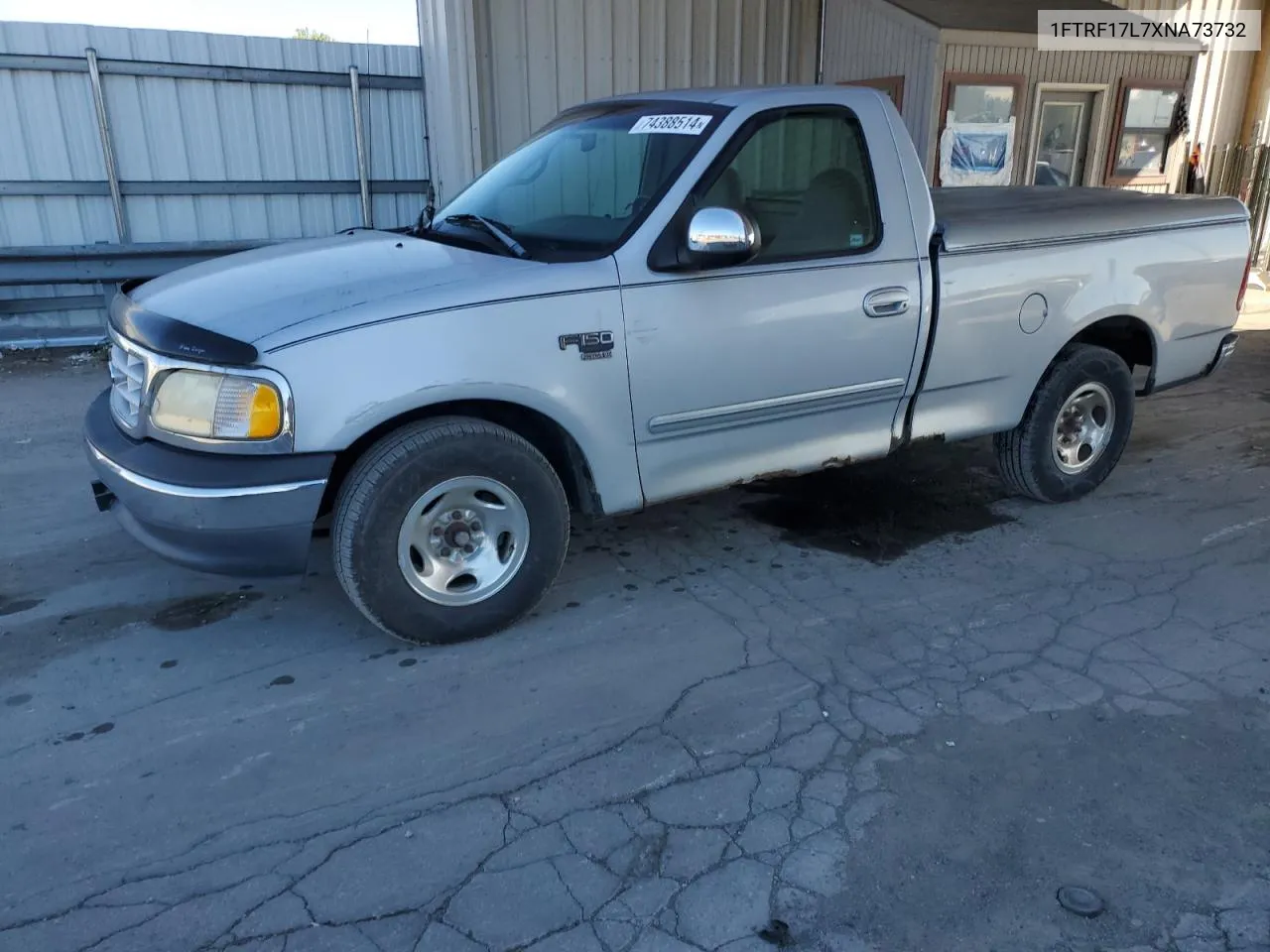 1999 Ford F150 VIN: 1FTRF17L7XNA73732 Lot: 74388514