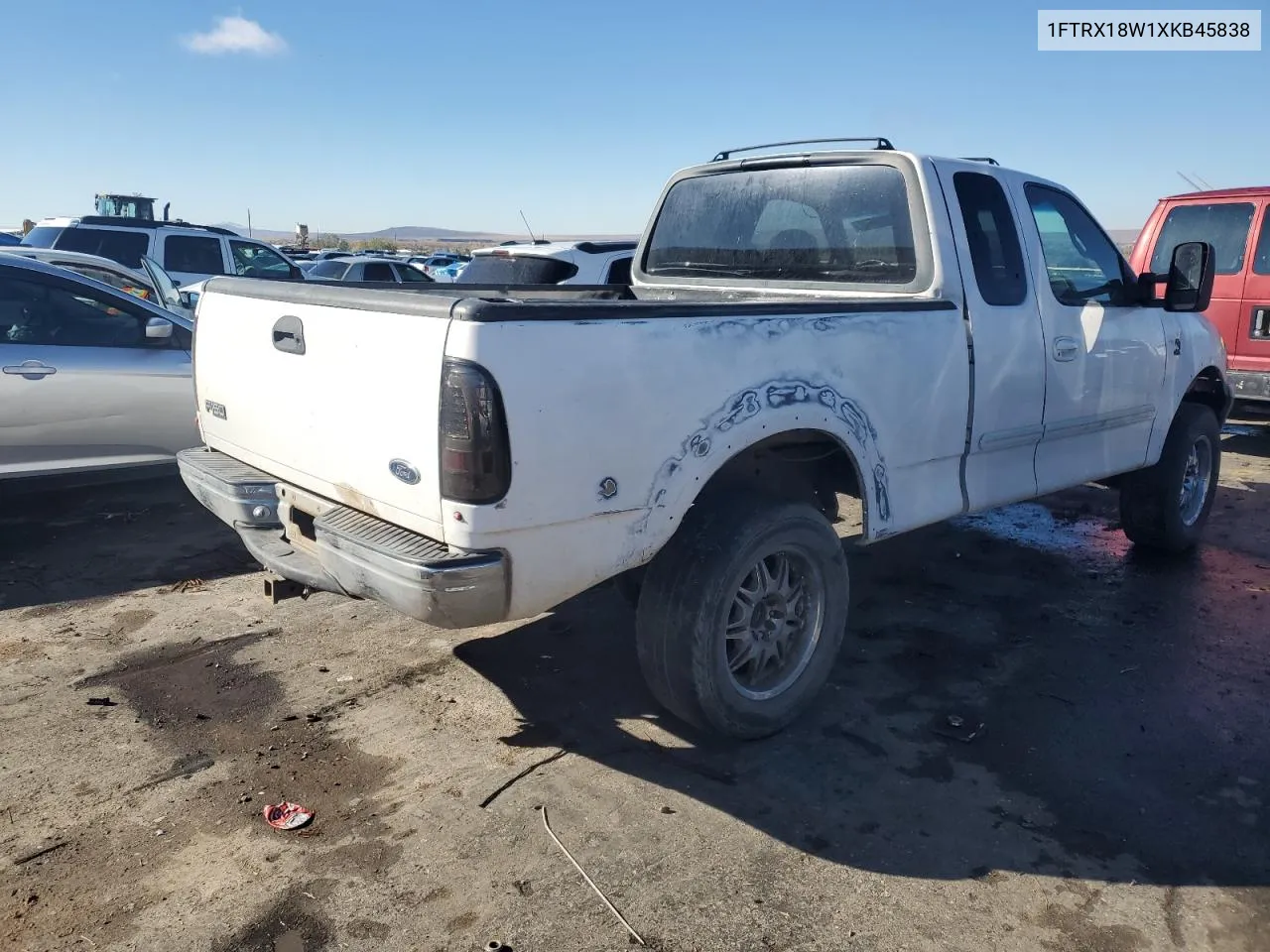 1999 Ford F150 VIN: 1FTRX18W1XKB45838 Lot: 78747524