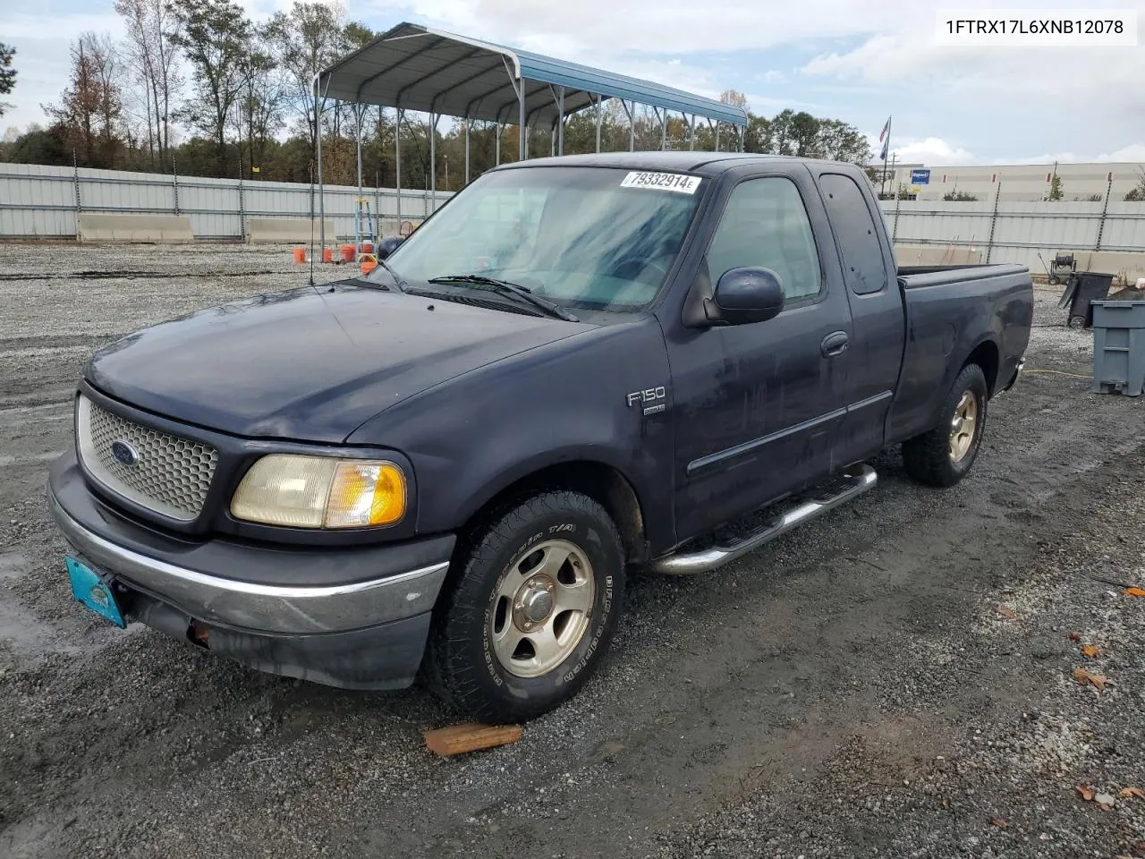 1999 Ford F150 VIN: 1FTRX17L6XNB12078 Lot: 79332914