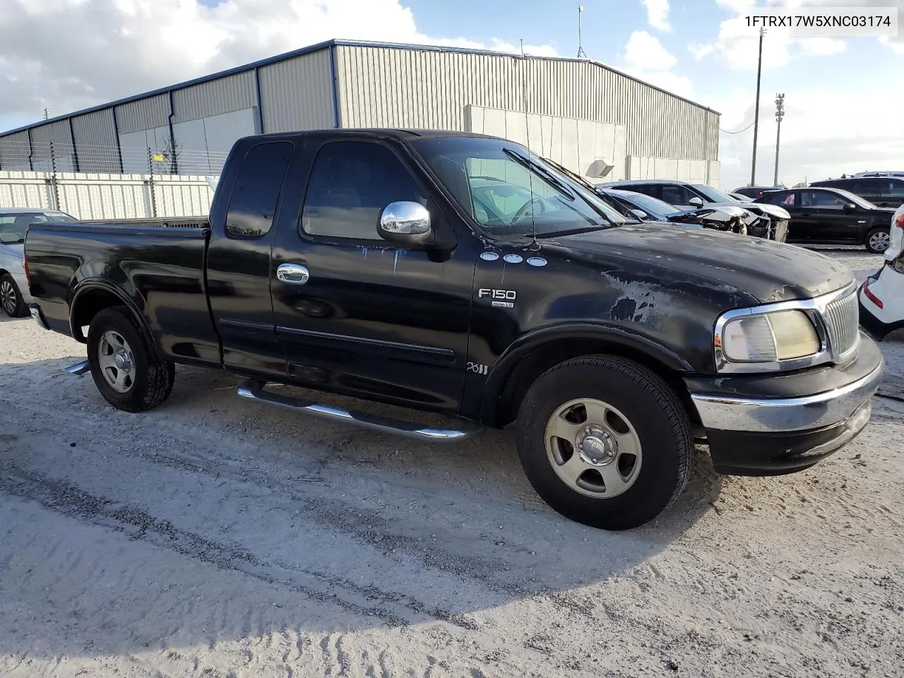 1999 Ford F150 VIN: 1FTRX17W5XNC03174 Lot: 80395244