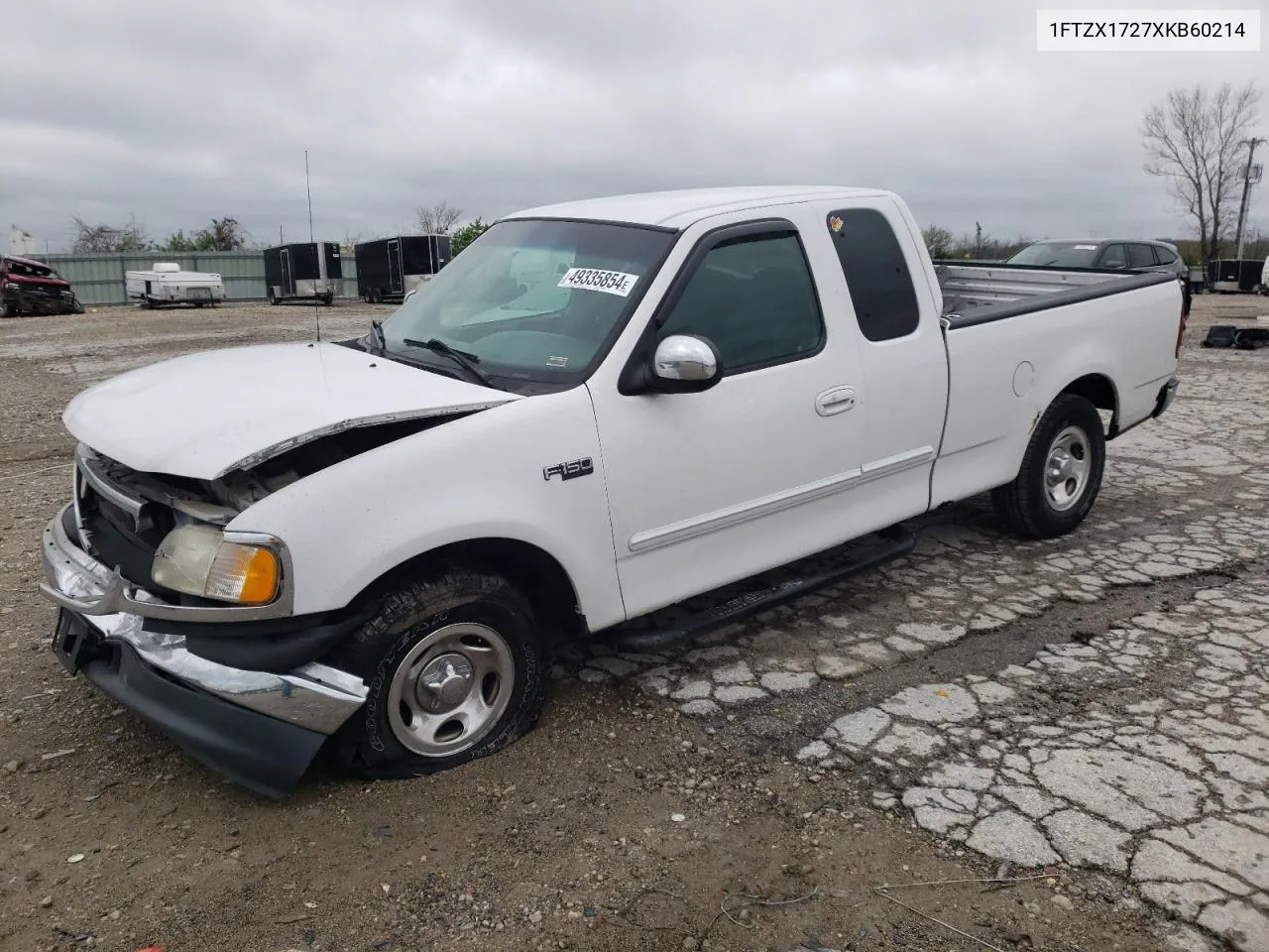 1999 Ford F150 VIN: 1FTZX1727XKB60214 Lot: 80612004