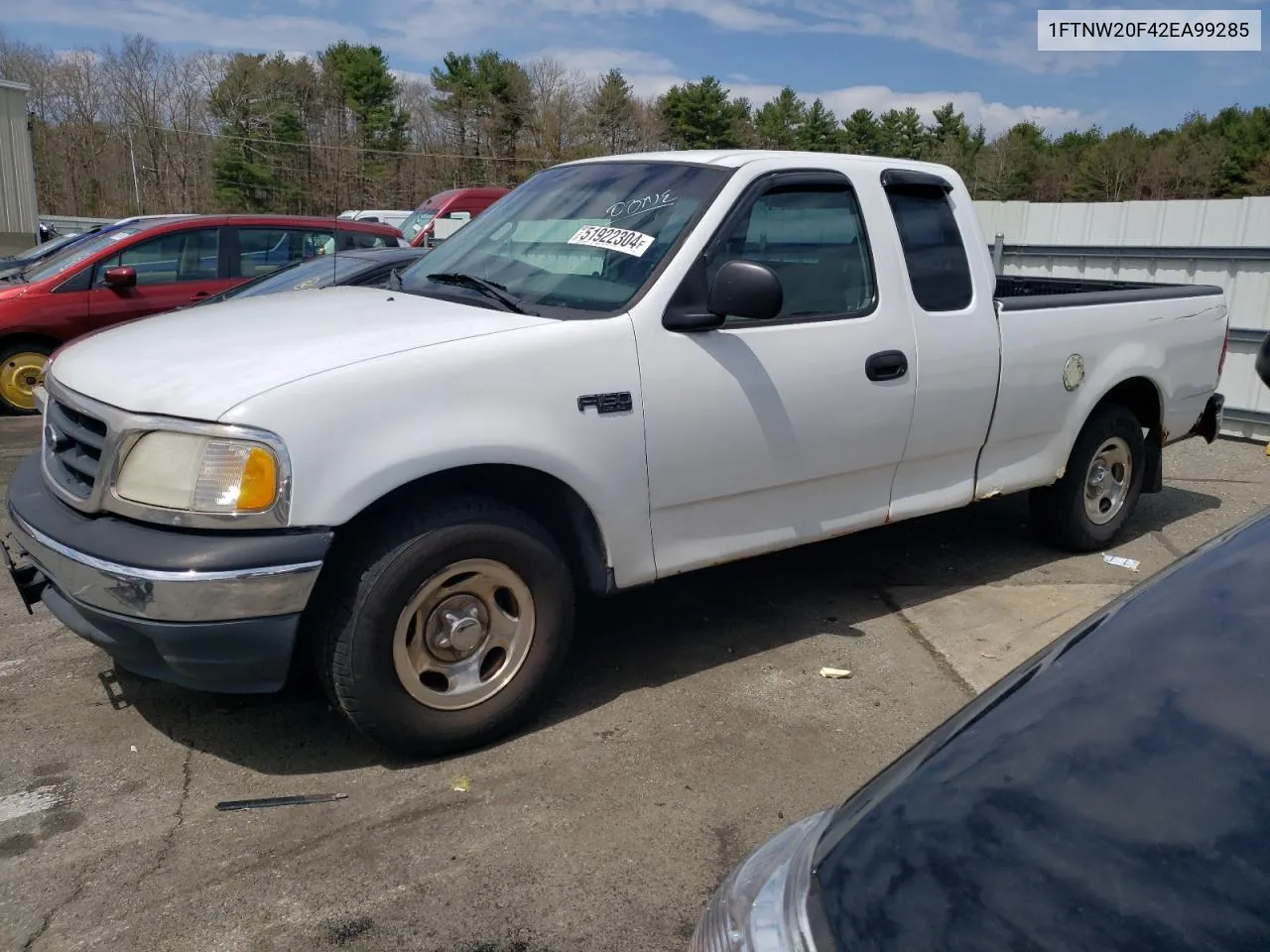 2000 Ford F250 Super Duty VIN: 1FTNW20F42EA99285 Lot: 51922304